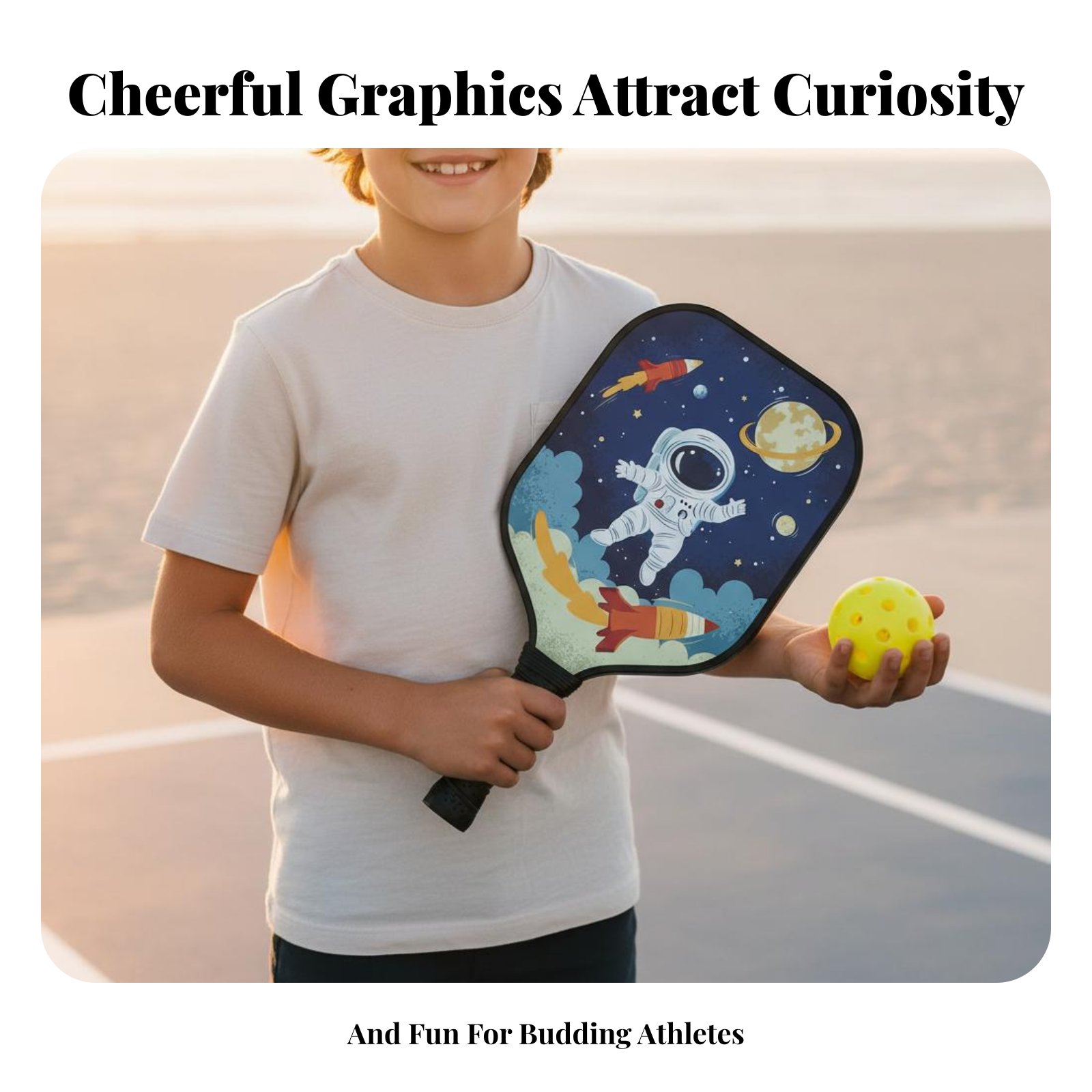New Kids Pickleball Paddle Set - Outdoor Sport For Kids ulasan dan harga