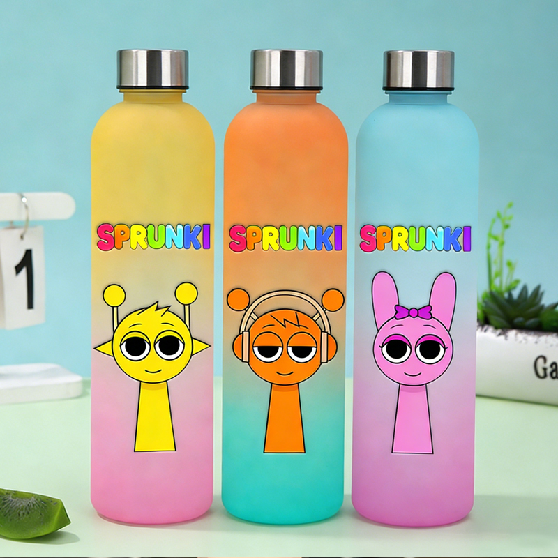 900MLGame Sprunki Water Bottle - Outdoor Sport For Kids ulasan dan harga