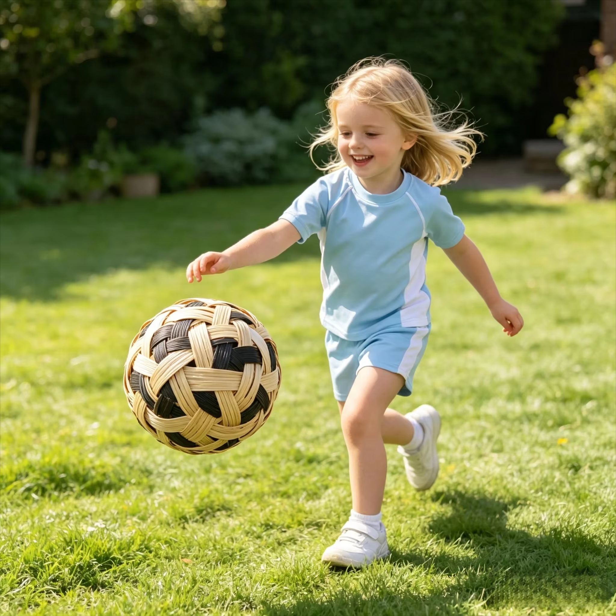 Kids Sepak Takraw Rattan Ball  - Outdoor Sport For Kids ulasan dan harga