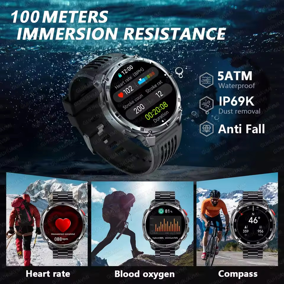 T-REX 3 Military Smartwatch Me - Definition Of Outdoor Sport ulasan dan harga