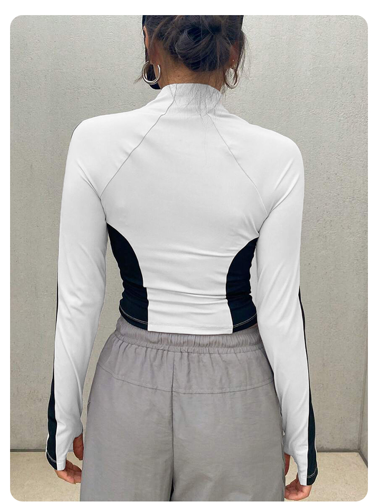 Yoga Clothes Stand Up Collar J - Outdoor Sport Jacket ulasan dan harga
